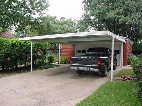 metal carport next to house|attaching carport to existing roof.